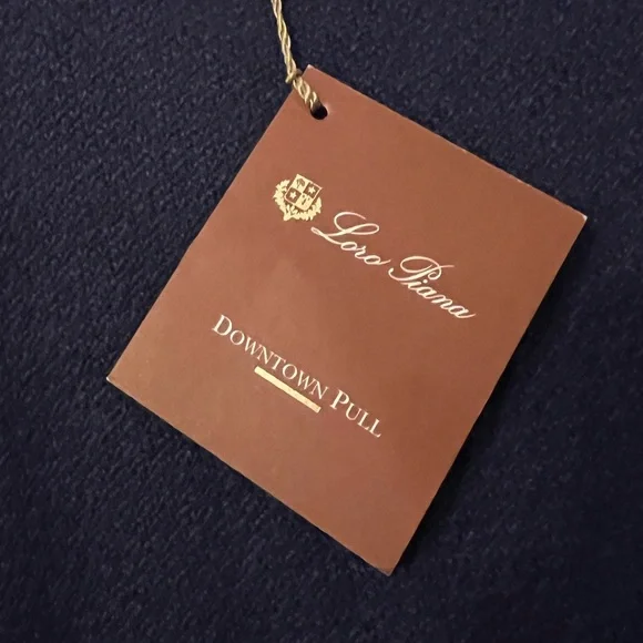 Loro Piana Downtown Pull Men’s Navy Sweater